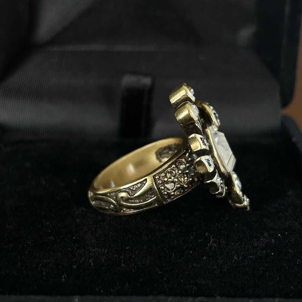 Heidi Daus | French Kiss Gold Tone Ring - Picture 6 of 7